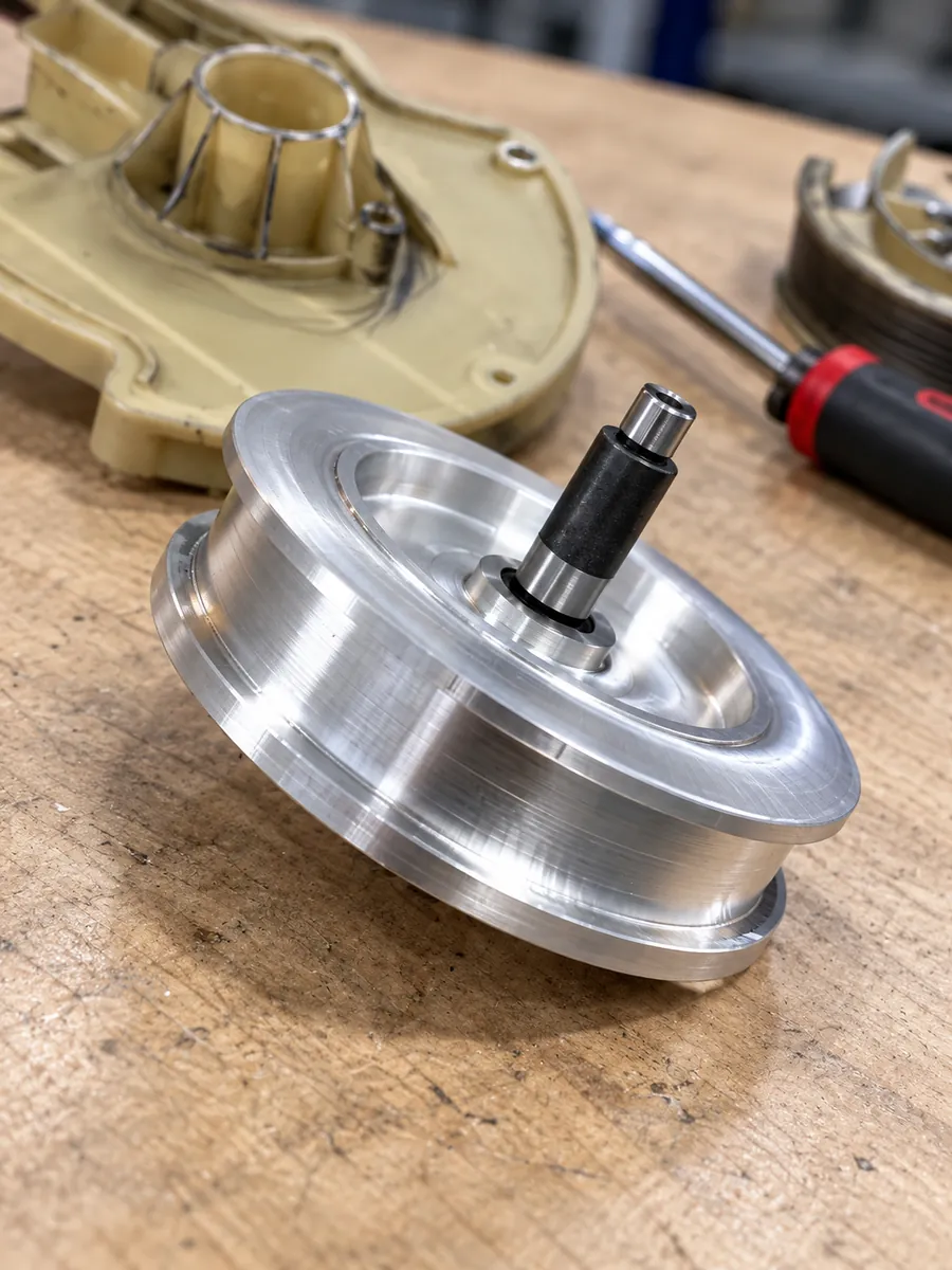 Pulley, aluminium